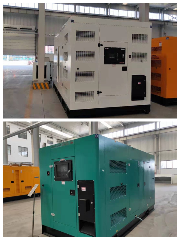 箱式發(fā)電機(jī)組已完工待發(fā)貨至客戶現(xiàn)場(chǎng)，顏色自定義！現(xiàn)貨為白色一套/綠色一套