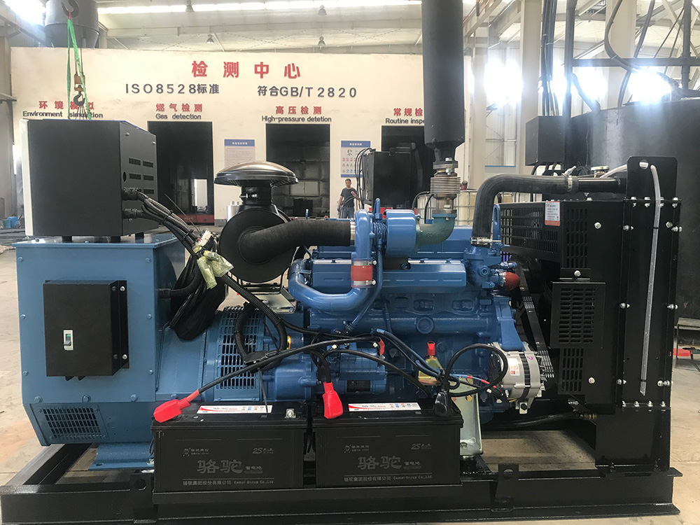 廣西玉柴100千瓦的柴油發(fā)電機(jī)組檢測(cè)完成，待出貨